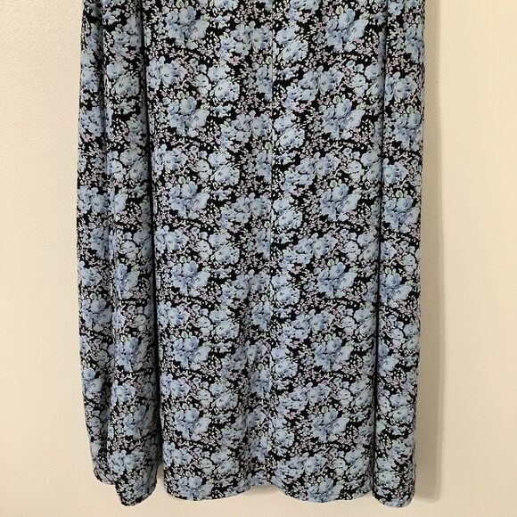 Crazy Horse Vintage Whimsigoth Dark Fairy Grunge Gothic Black Midi Fairy Skirt - Picture 6 of 8